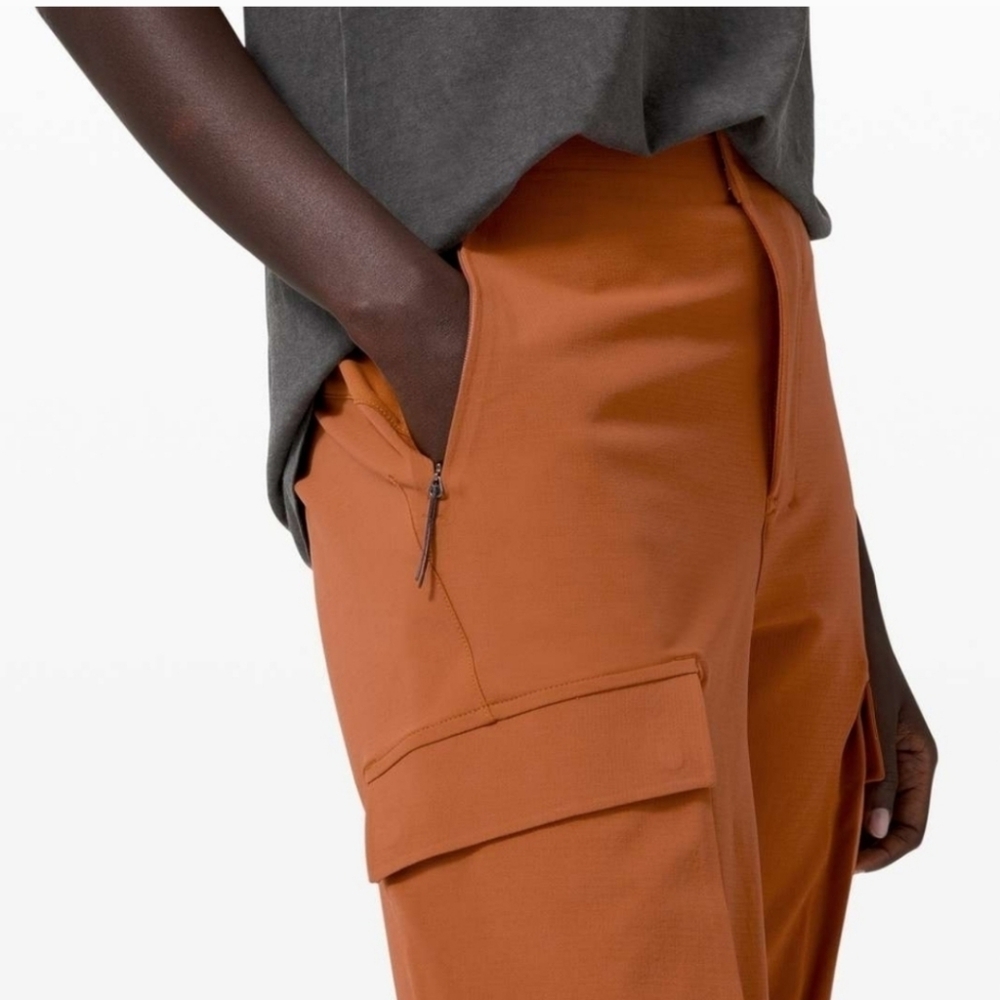Lululemon Lab Reykur Rust Sable Cargo Pants - 4 - Picture 2 of 13